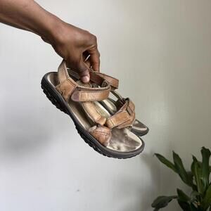 Vintage Teva gorpcore‎ strappy leather sandals size 6